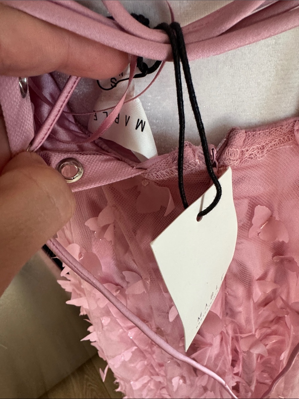 Mable Zuri Butterfly dress in pink - Picture 9 of 9